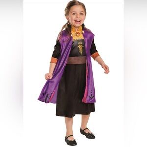 Frozen II Anna Dress Costume 2 Piece Disguise Child Girl Toddler 2T/3T-4T/Girl M